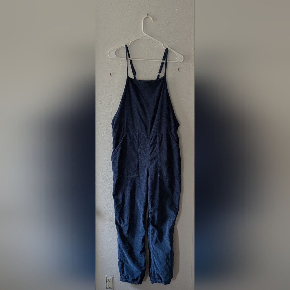 BDG Urban Outfitters Obviously Dark Blue Corduroy Overalls/jumpsuit